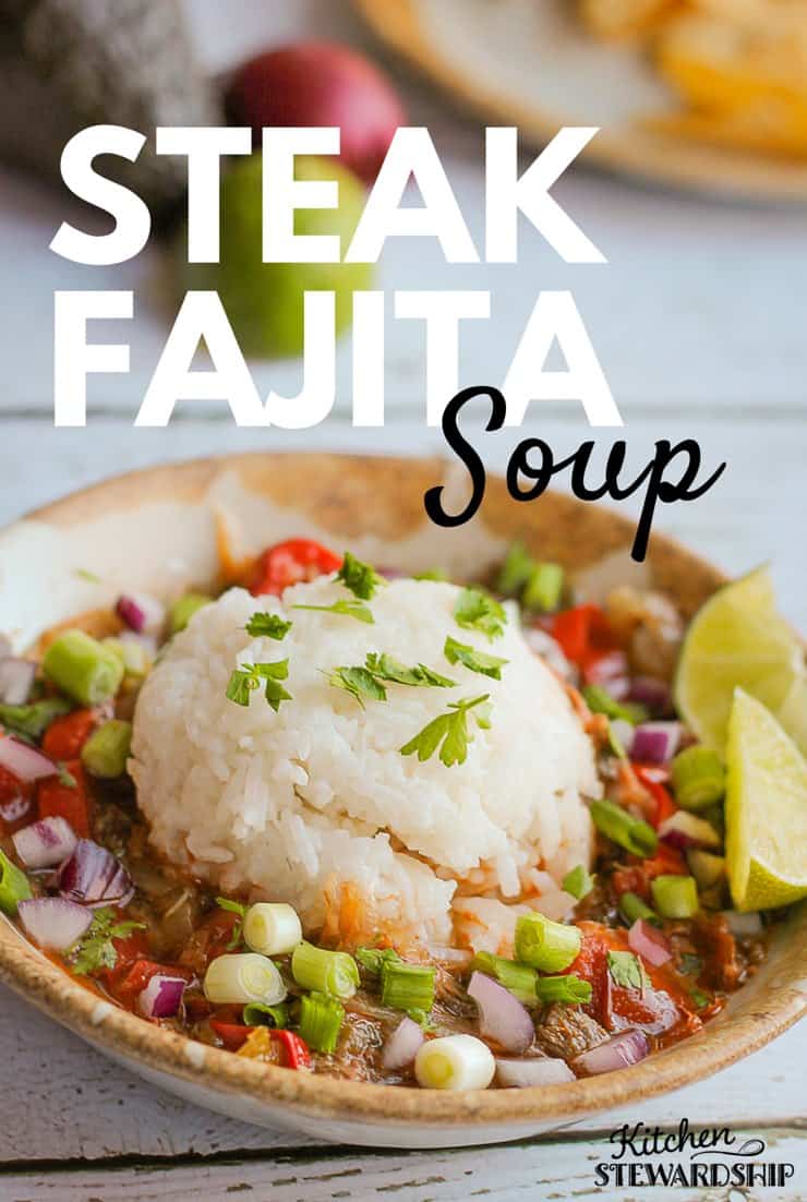 Steak Fajita Soup