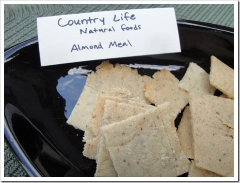 almond flour crackers comparison