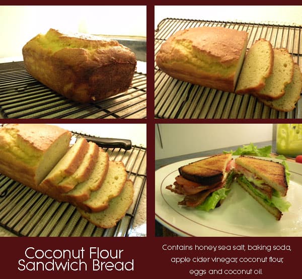 Coconut Flour Sandwich Bread, Coconut Flour Breads
