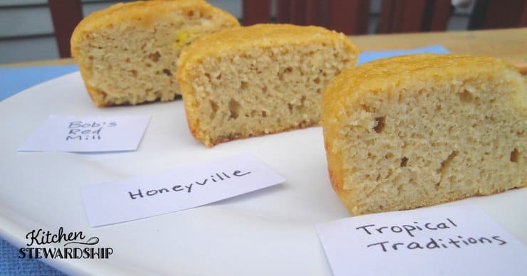 coconut flour comparison