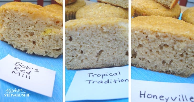 coconut flour comparison