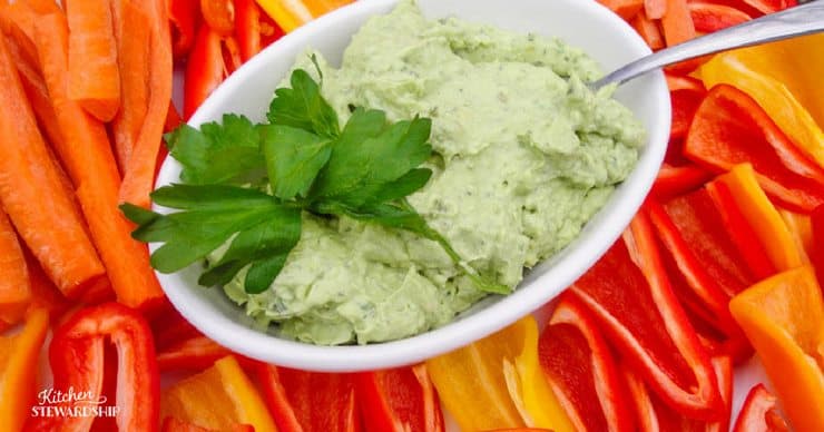 Avocado Dip, cheap easy appetizers