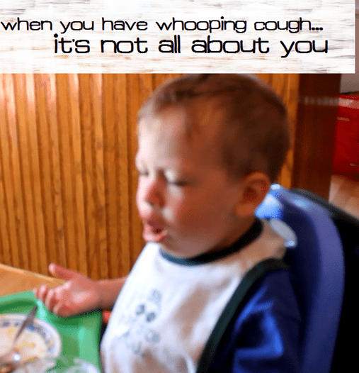 Baby has whooping cough social aspects