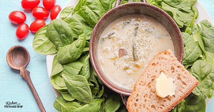 When you start with a creamy potato soup base you can add just about any vegetables and your kids will still love it! Cream of potato vegetable soup will soon be a weekly favorite.