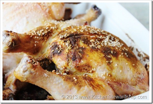 Roast Chicken and spices