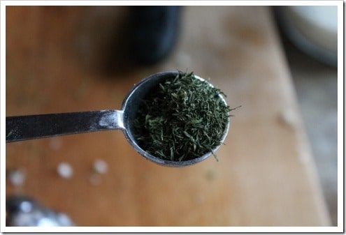 dill for cream of potato soup