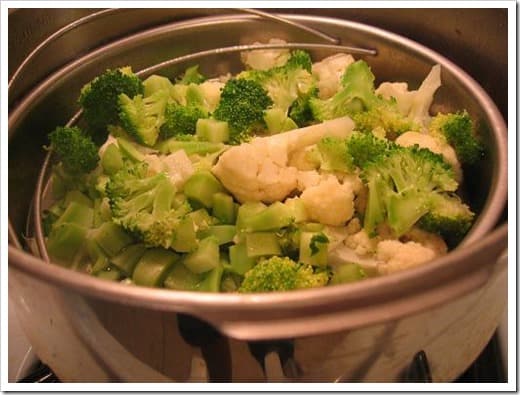 making cream of potato