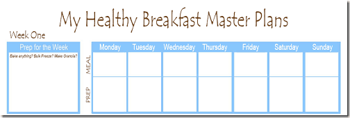 Breakfast Plan Preview
