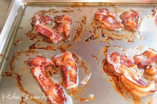 Cooking Heart-Shaped Bacon
