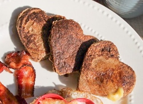 Heart-Shaped Pancakes