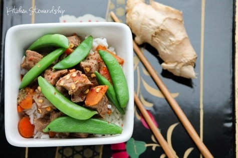 Slow Cooker Ginger Beef