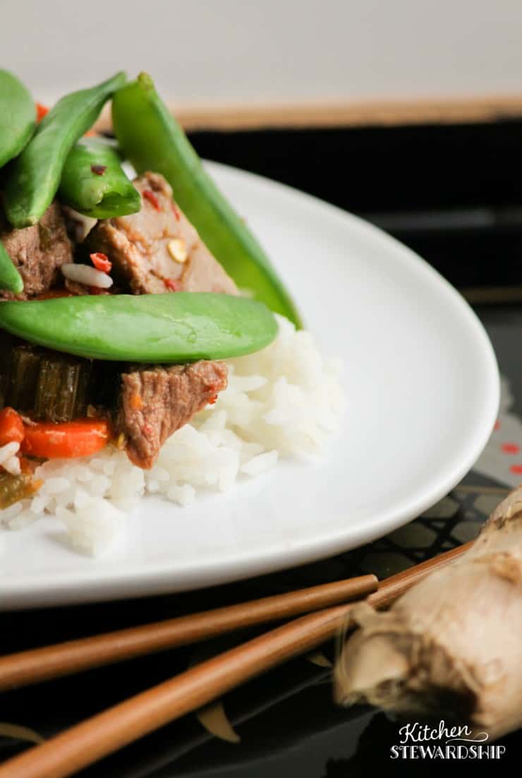 Slow Cooker Ginger Beef