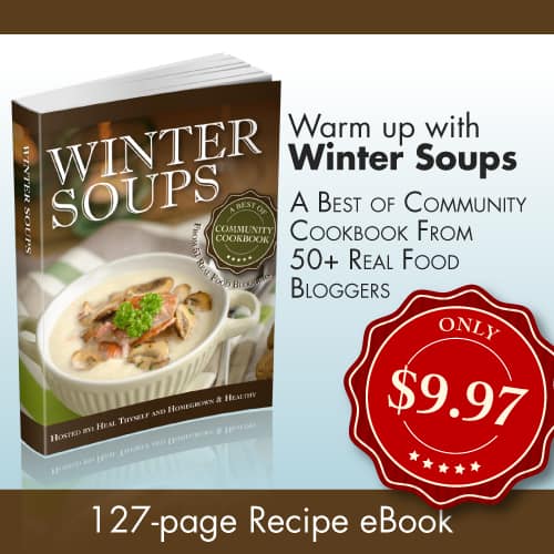 winter soup sale banner