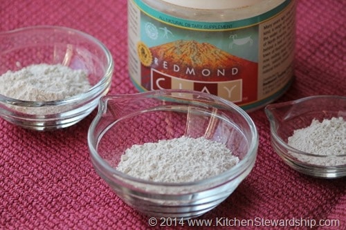 Bentonite Clay from Redmond- great for detoxing