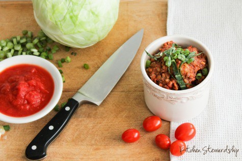 Slow Cooker Cabbage Un-Rolls