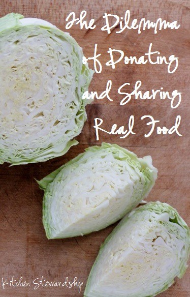 Dilemma of Donating and Sharing Real Food