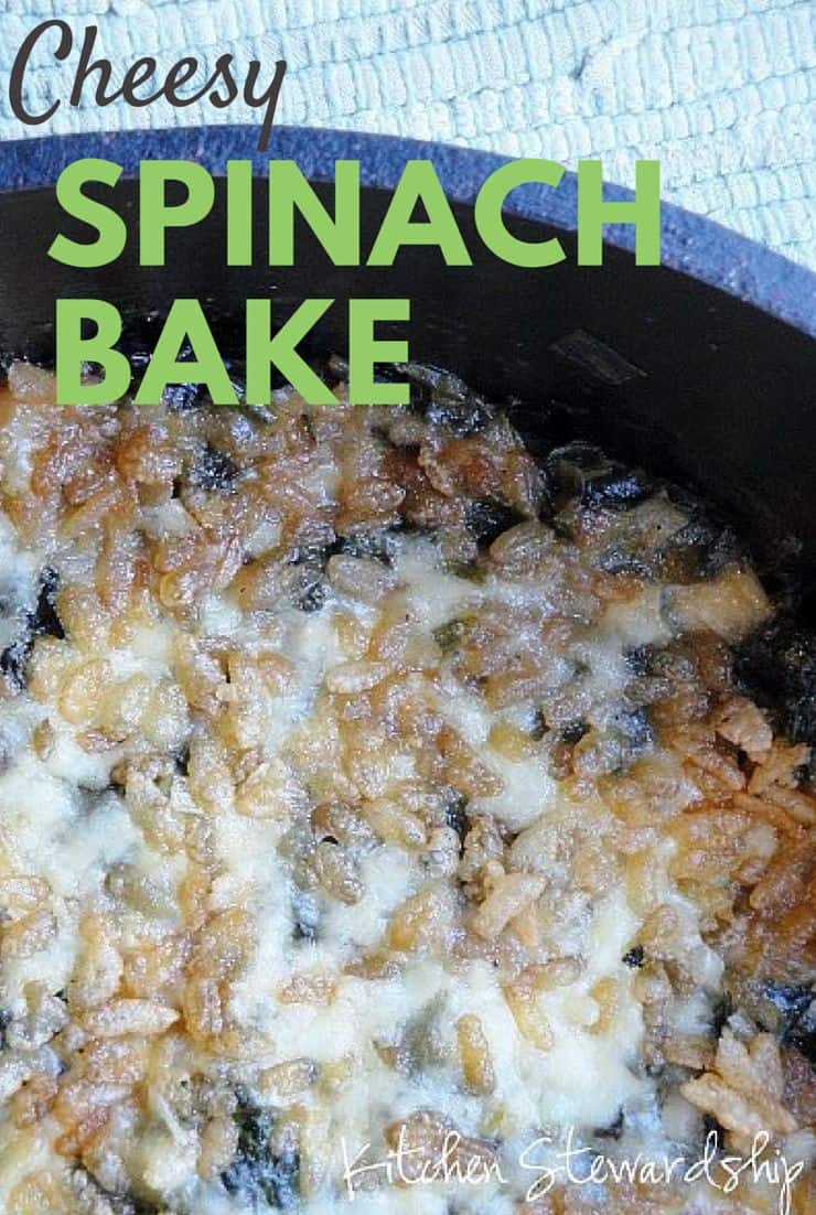 Cheesy Spinach Bake
