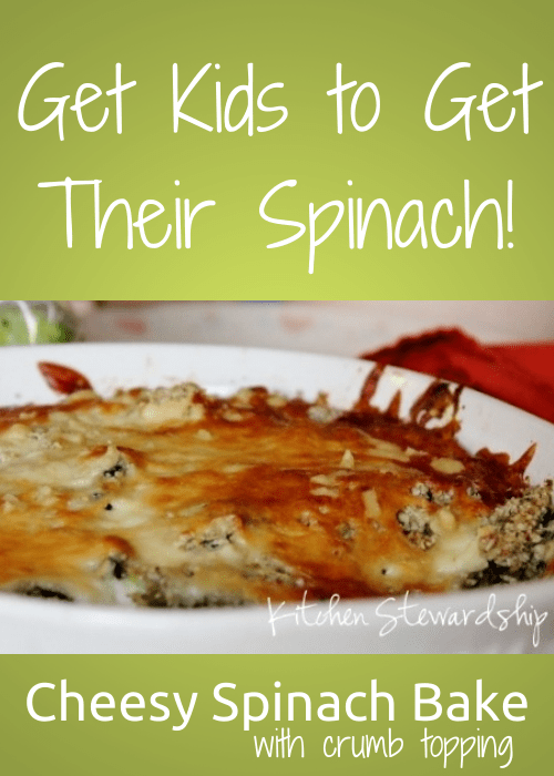 Cheesy Spinach Bake Recipe