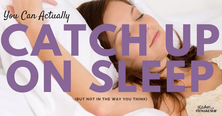 Sleep deprived? You can catch up - try these tips today!