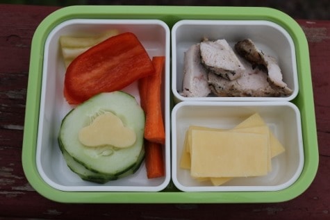 Homemade Meat and Cheese Lunchable