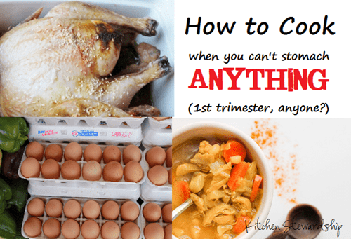 How to Cook When You Can’t Stomach Anything. Tips & tricks for cooking wholesome food for your family when you can't stand the sight of food!