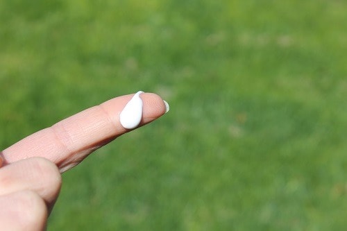 Natural Mineral Sunscreen texture