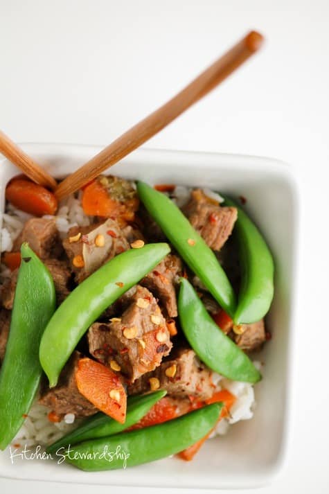 Slow Cooker Ginger Beef