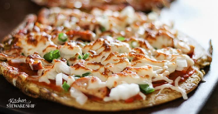 Grain Free Chickpea Pizza Crust