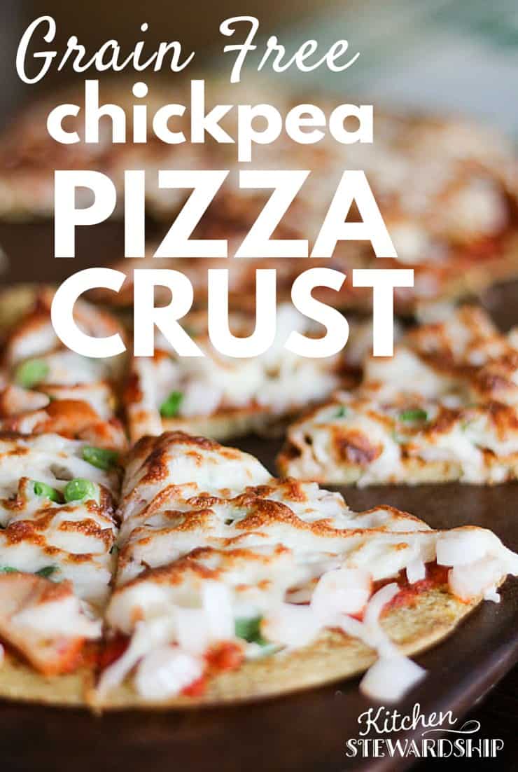Grain Free Chickpea Pizza Crust