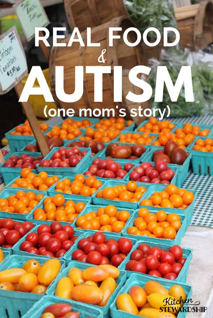 real food and autism