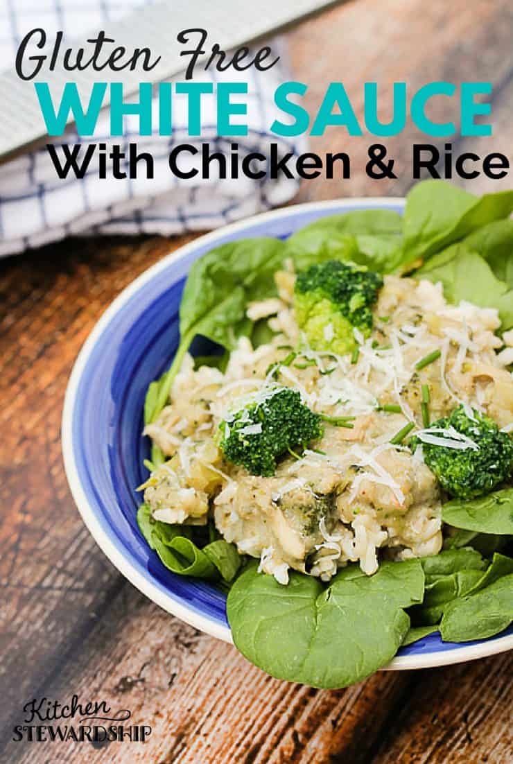 Gluten Free White Sauce With Chicken And Rice
