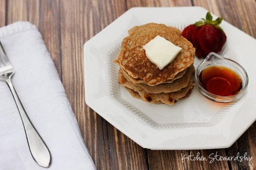 easy gluten-free whole grain pancakes