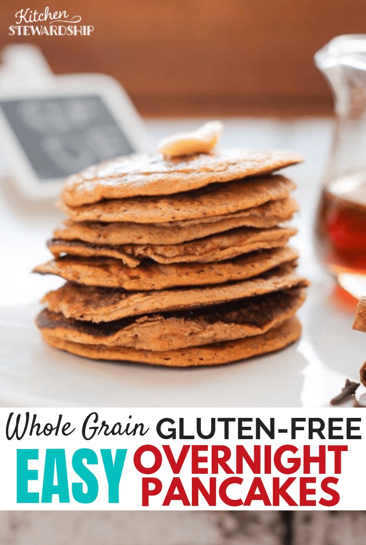 Whole grain gluten-free pancakes