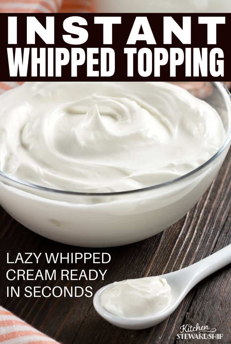 Lazy Whipped Cream