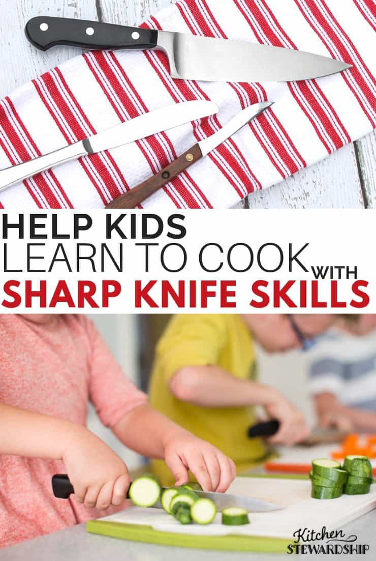 Help kids learn to cook with sharp knife skills