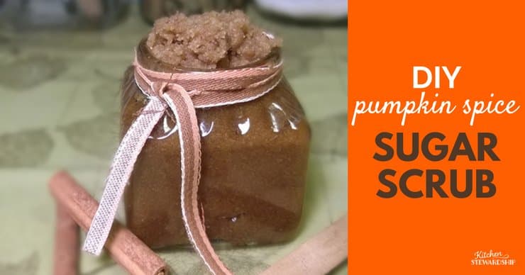 pumpkin spice sugar scrub