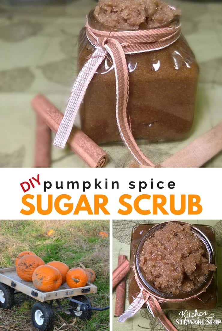 pumpkin spice sugar scrub