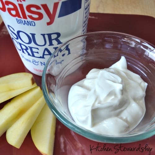 Lazy Whipped Cream is Perfect as Fruit Dip