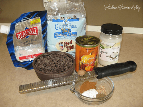 Gluten-free pumpkin cookie ingredients