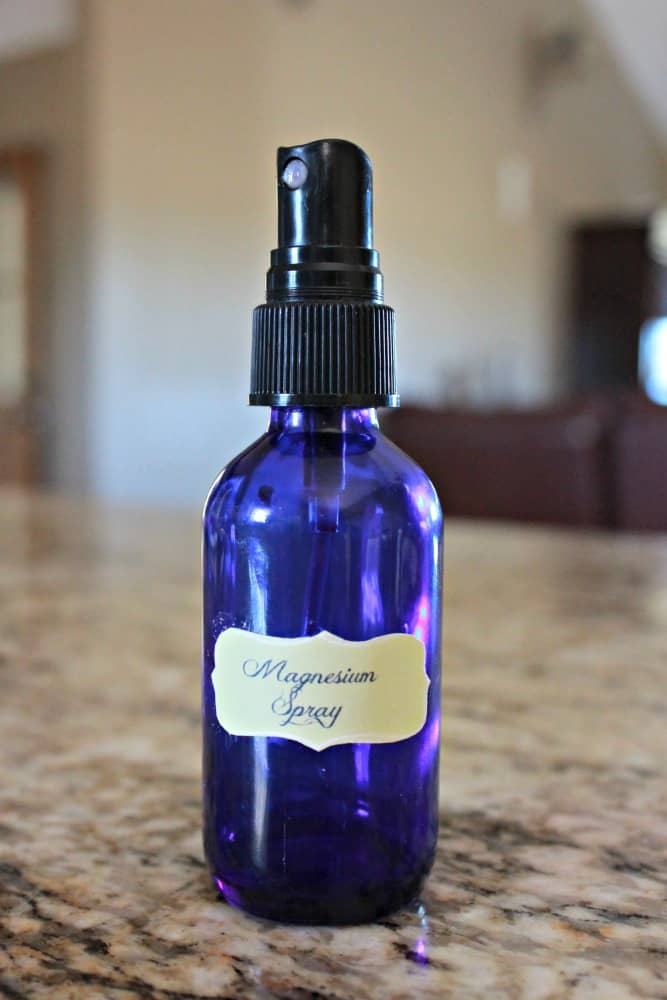 Magnesium spray for morning sickness