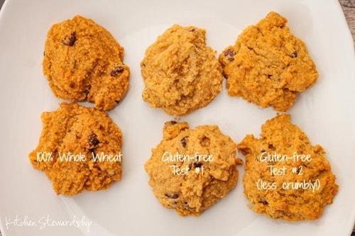 Gluten-free cookies so soft and fluffy you'll never believe they're so healthy too - less than half a TEAspoon of honey in each cookie! Kids and adults alike love them