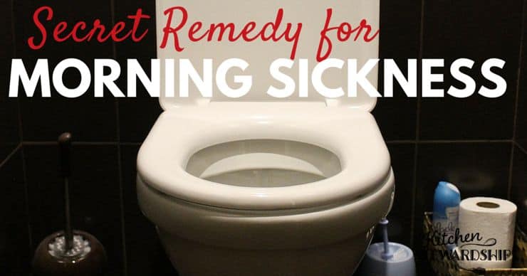 Secret Remedy for Morning Sickness