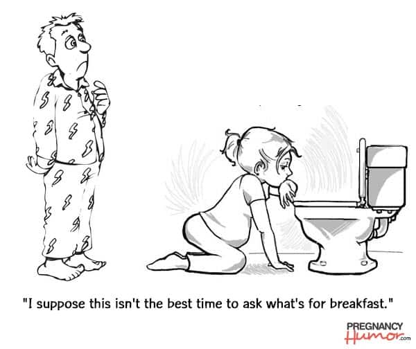 morning sickness cartoon