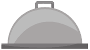 serving plate icon