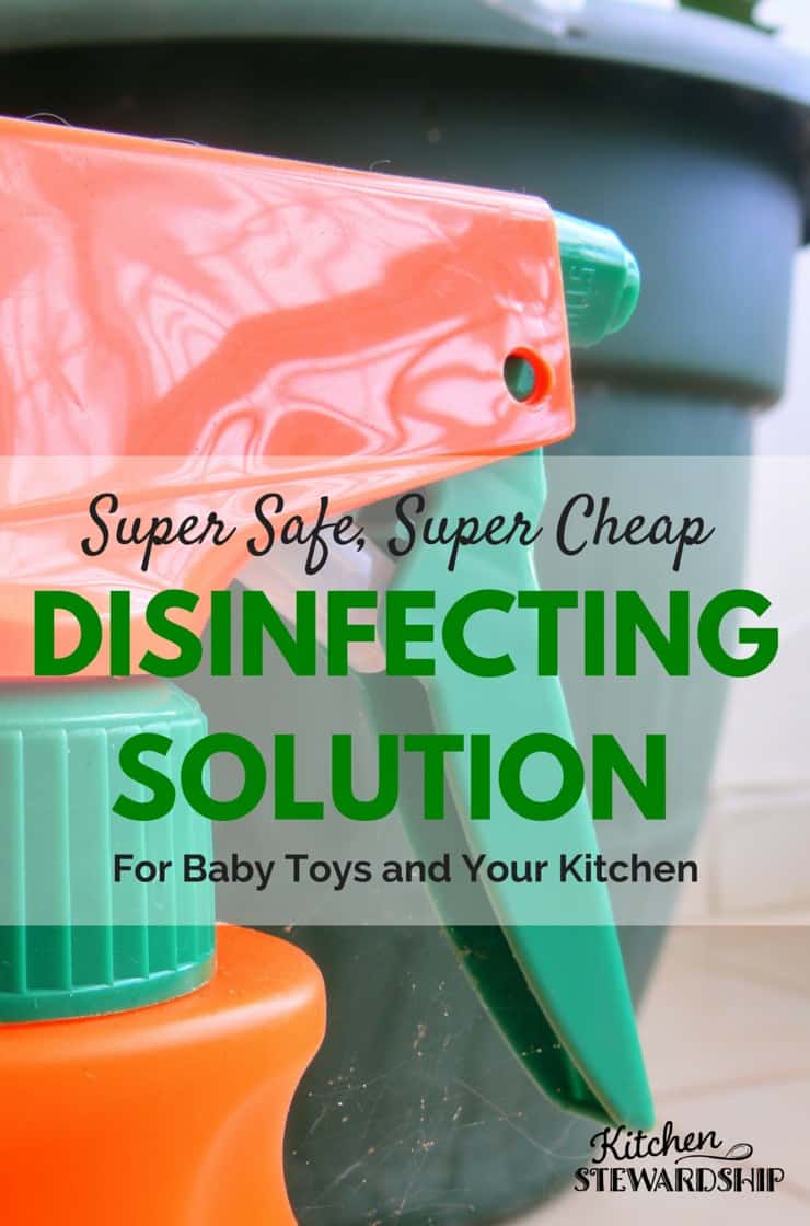 Cleaning baby toys naturally, peroxide for disinfecting