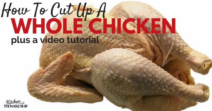 Have you ever wondered how to quickly get the breast meat off a whole chicken? Check out this post with step-by-step photo instructions AND a video tutorial to cut up a whole chicken.