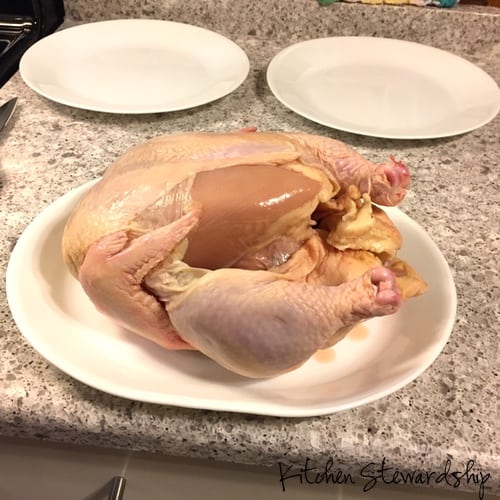 cut up chicken whole bird