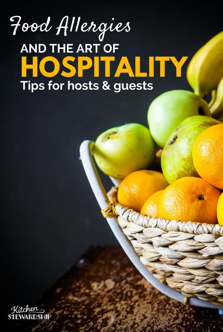 Food Allergies and the art of hospitality