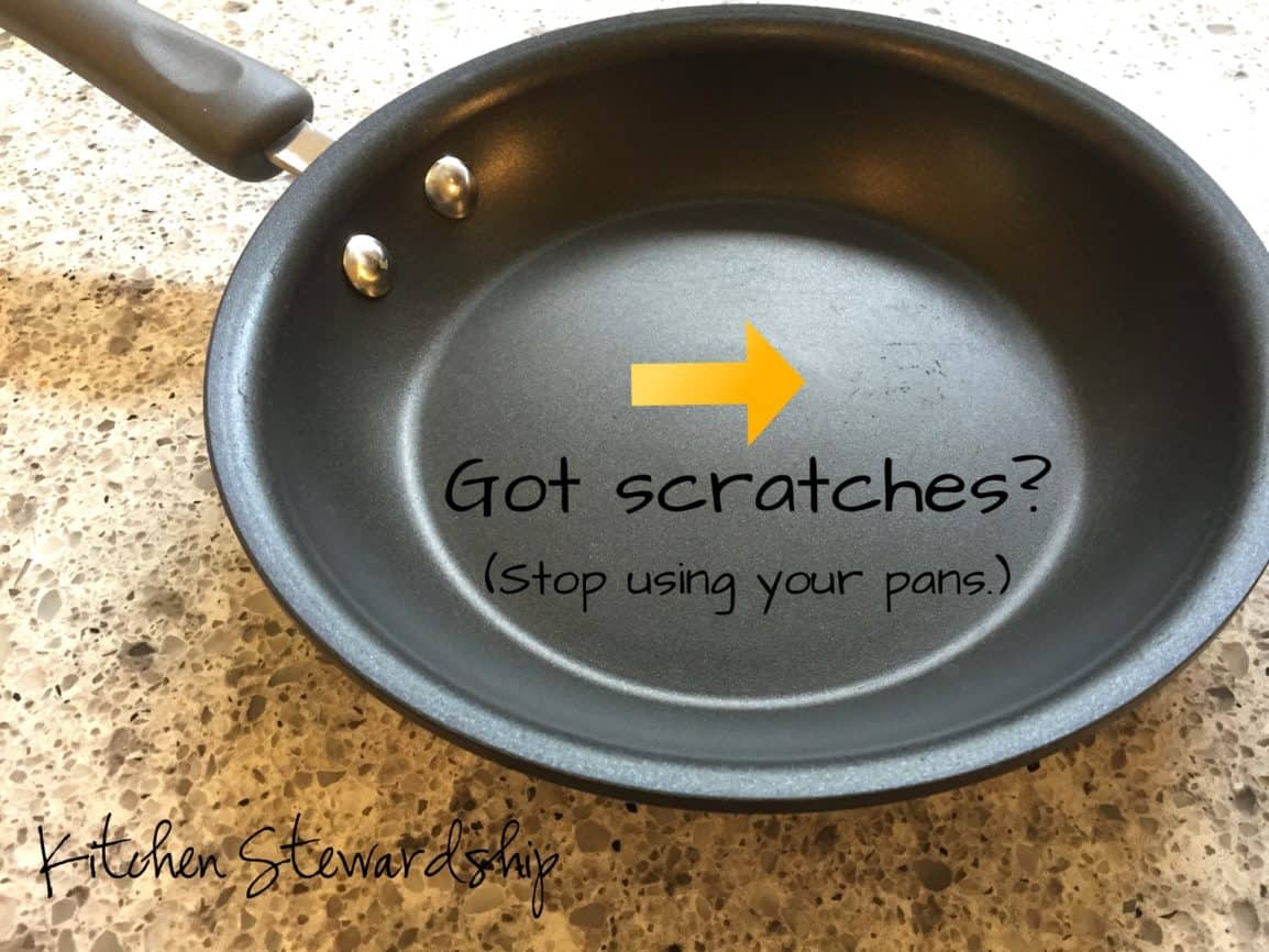 nonstick skillet scratches 2
