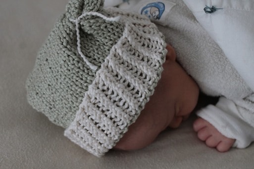 Baby Gabe with super cute hat